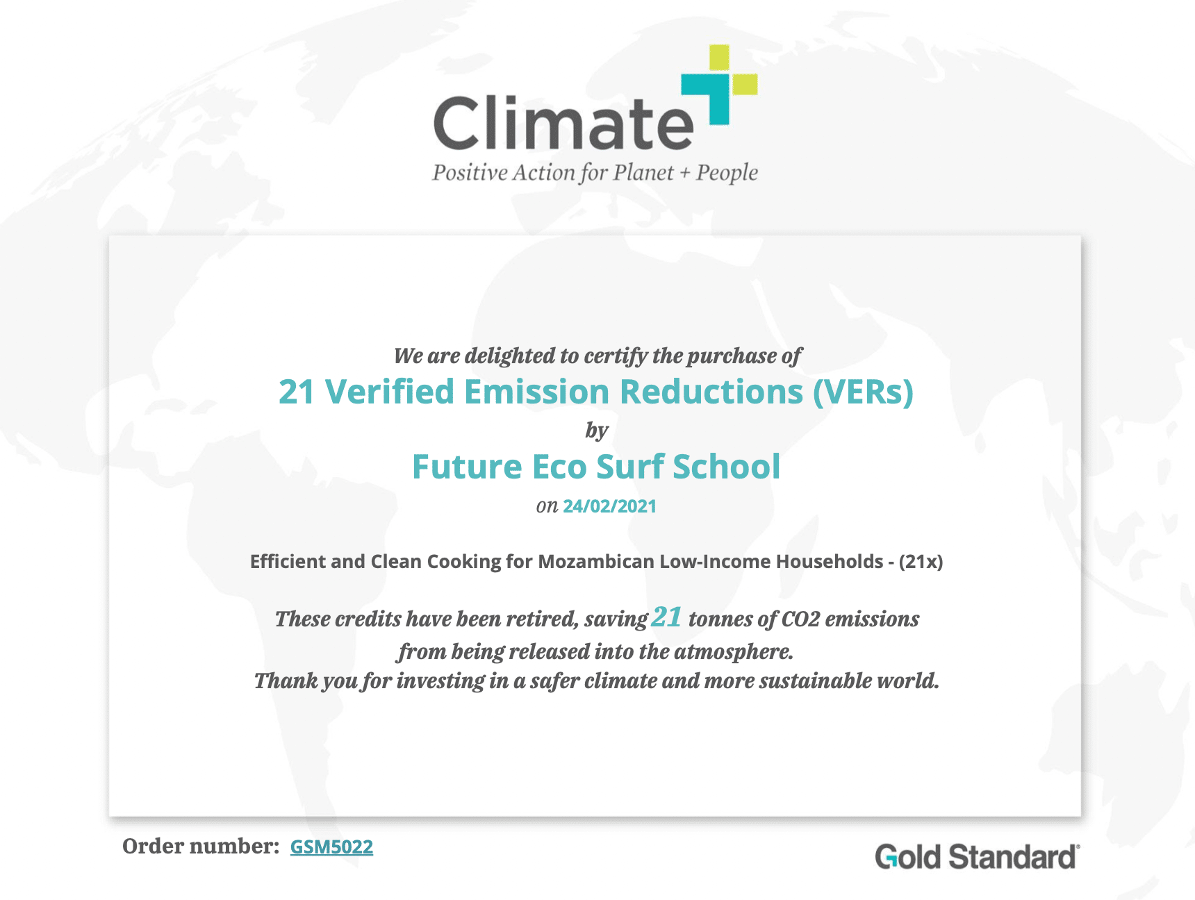 carbon offsetting credits future eco surf